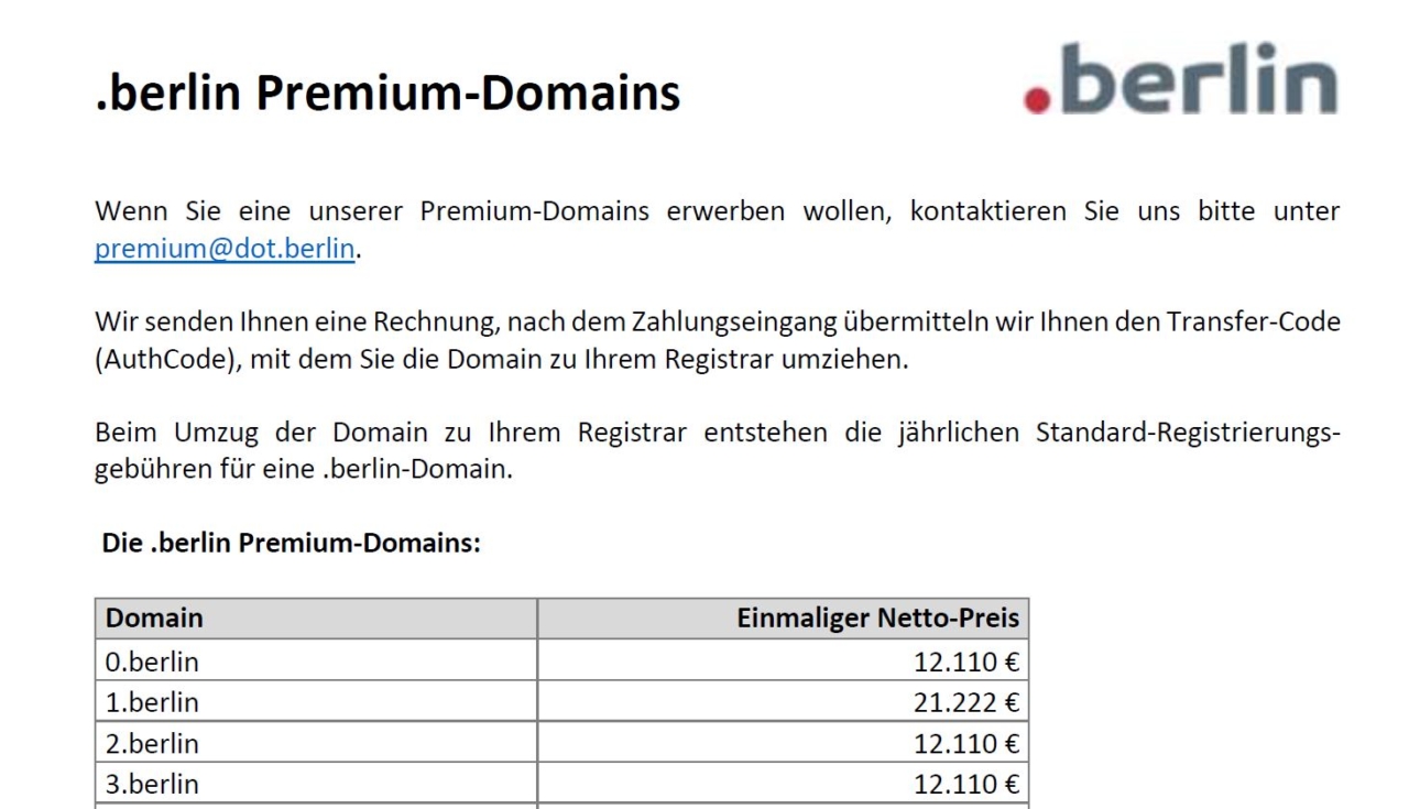 .berlin Premium-Domains