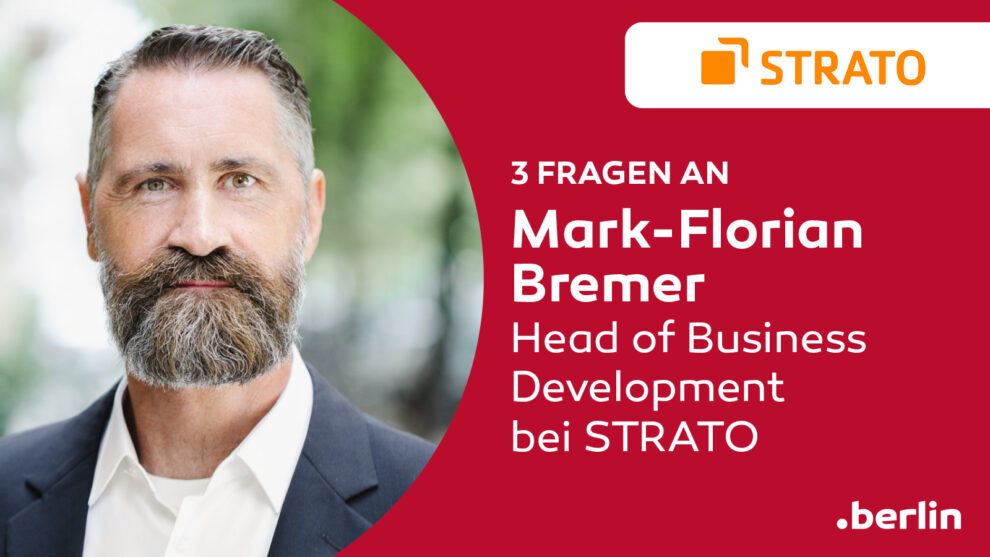 3 Fragen an Mark-Florian Bremer von Strato