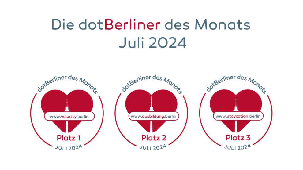 dotBERLINER des Monats Juli 2024