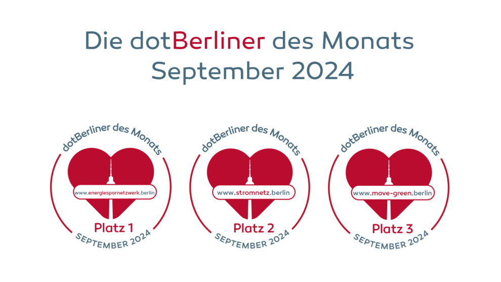 Die dotBerliner des Monats September 2024