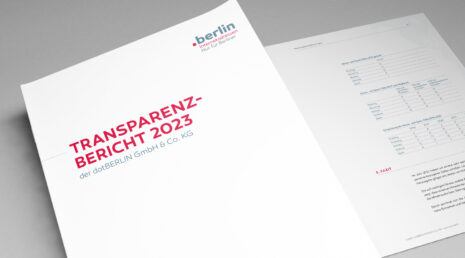 Der dotBERLIN-Transparenzbericht 2023