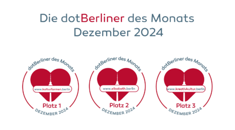 Die dotBerliner des Monats Dezember 2024