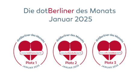 Die dotBerliner des Monats Januar 2025