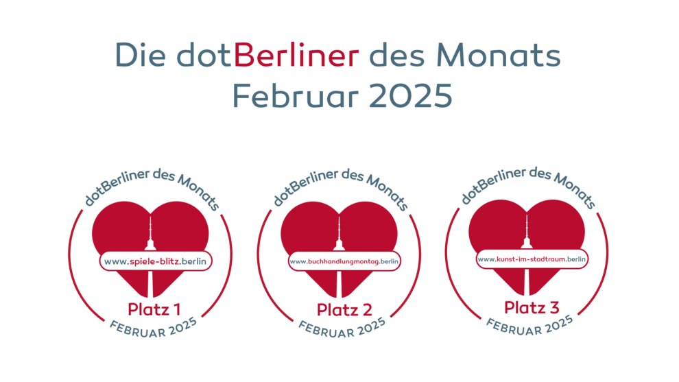 dotBerliner des Monats Februar 2025