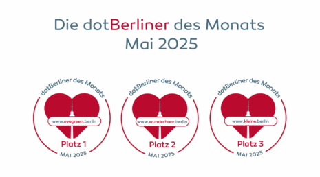 dotBerliner des Monats Mai 2025