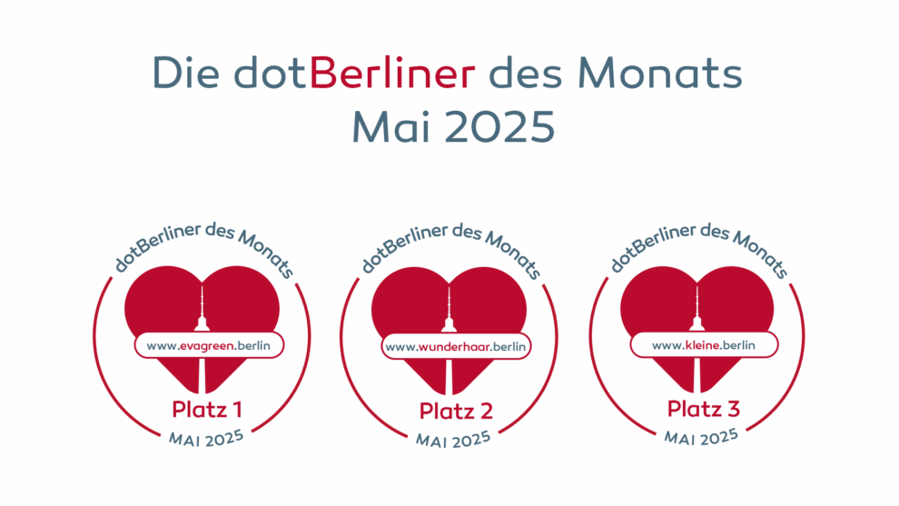 dotBerliner des Monats Mai 2025