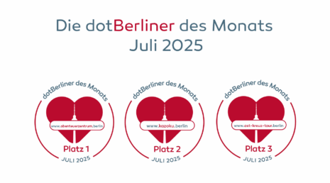 dotBerliner des Monats Juli 2025
