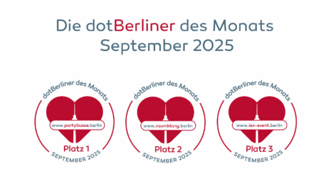 Die dotBerliner des Monats September 2025