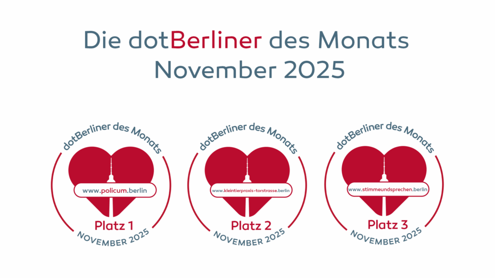 Die dotBerliner des Monats Dezember 2025
