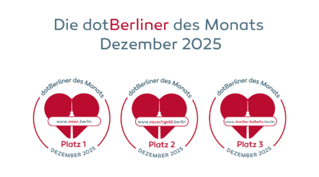 dotBERLINER des Monats Dezember 2025