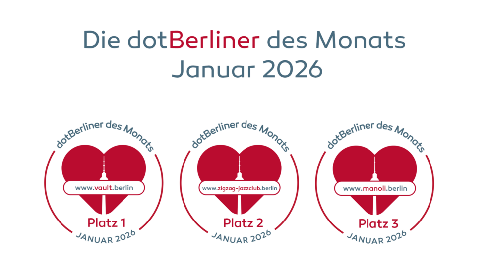 dotBerliner des Monats Januar 20226