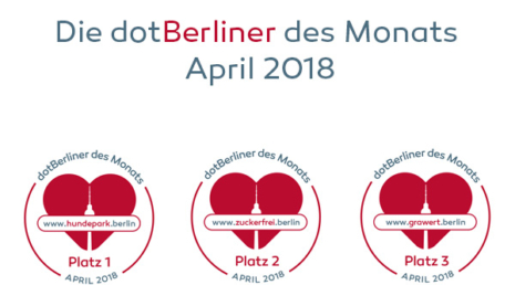 dotBERLINER des Monats April 2018